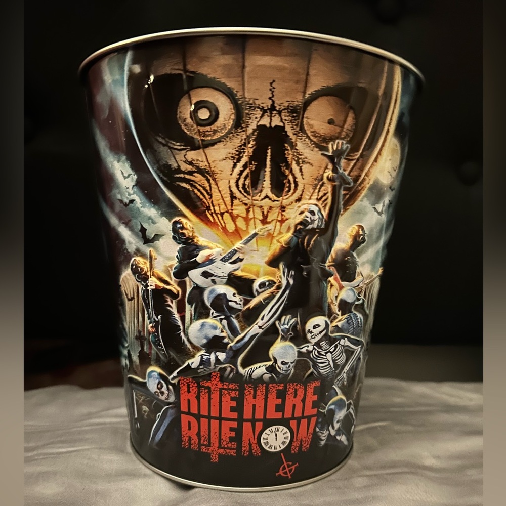 Rite here Rite Now Popcorn Bucket